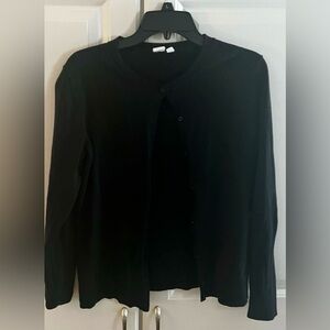 Cardigan Women’s size large black button up Gap cardigan sweater lightweight